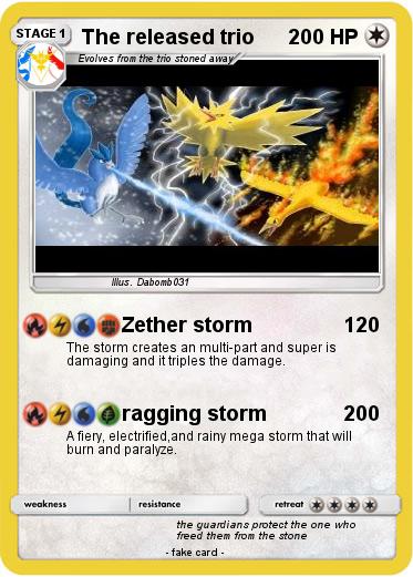 Pokemon The released trio