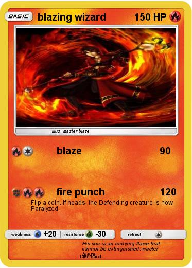 Pokemon blazing wizard