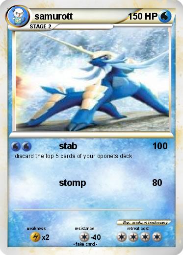Pokemon samurott