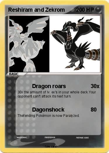 Pokemon Reshiram and Zekrom