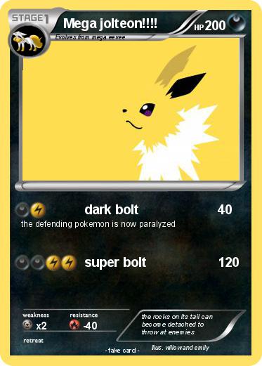 Pokemon Mega jolteon!!!!