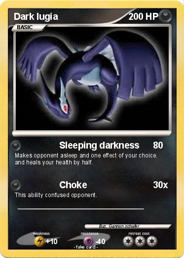 Pokemon Dark lugia