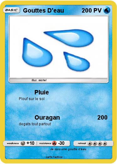Pokemon Gouttes D'eau