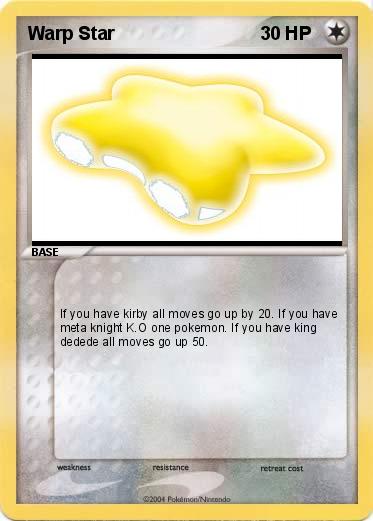 Pokemon Warp Star