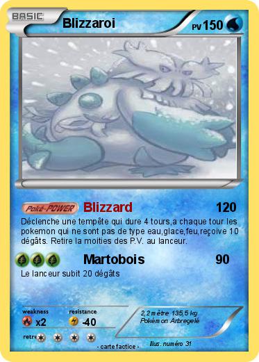 Pokemon Blizzaroi