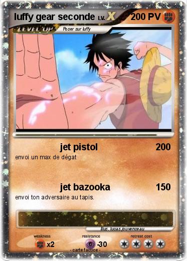 Pokemon luffy gear seconde
