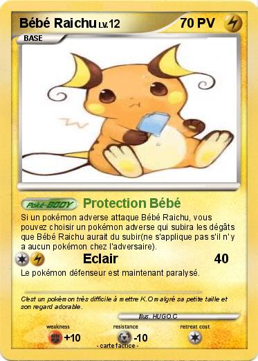 Pokemon Bébé Raichu