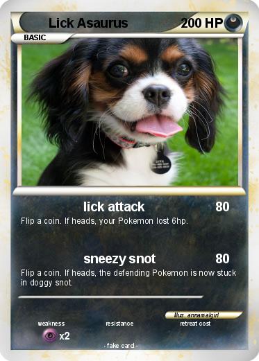 Pokemon Lick Asaurus
