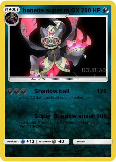 Pokemon banette super m GX