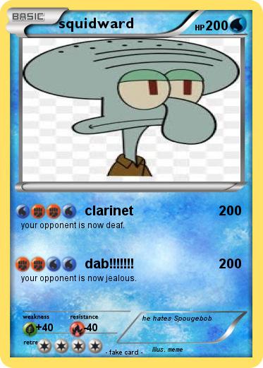 Pokemon squidward