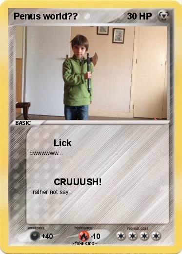 Pokemon Penus world??