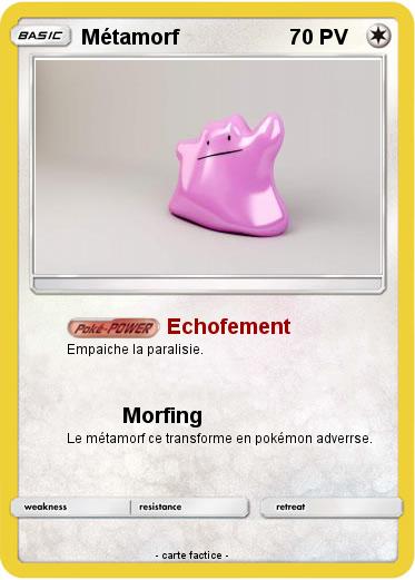 Pokemon Métamorf