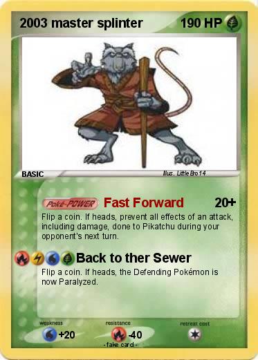 Pokemon 2003 master splinter