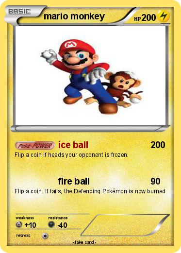 Pokemon mario monkey
