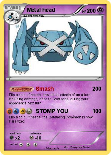 Pokemon Metal head