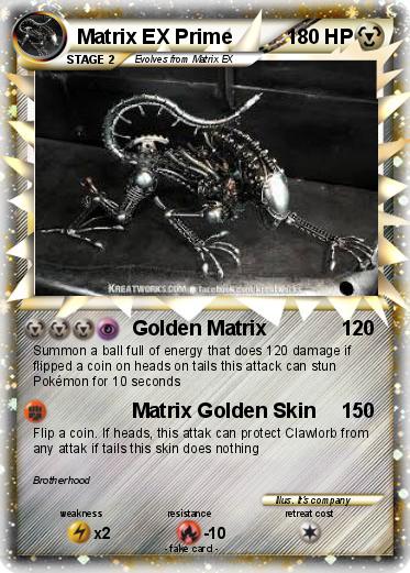 Pokemon Matrix EX Prime