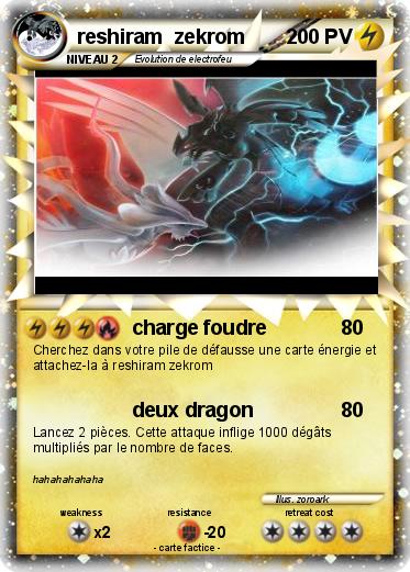 Pokemon reshiram  zekrom