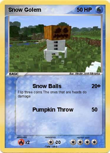 Pokemon Snow Golem