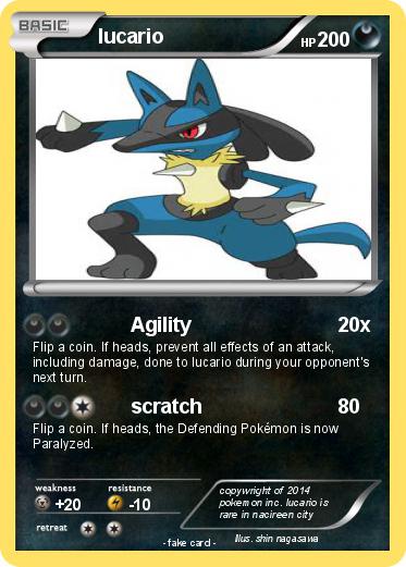 Pokemon lucario