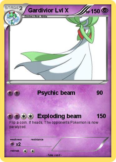 Pokemon Gardivior Lvl X
