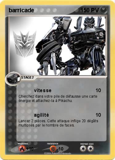 Pokemon barricade