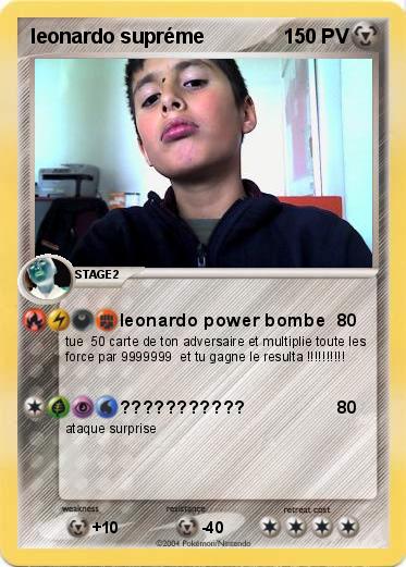 Pokemon leonardo supréme 