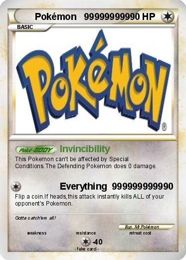 Pokemon Pokémon   999999999