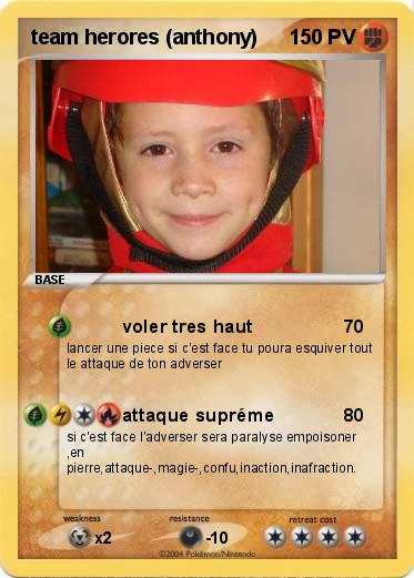 Pokemon team herores (anthony)