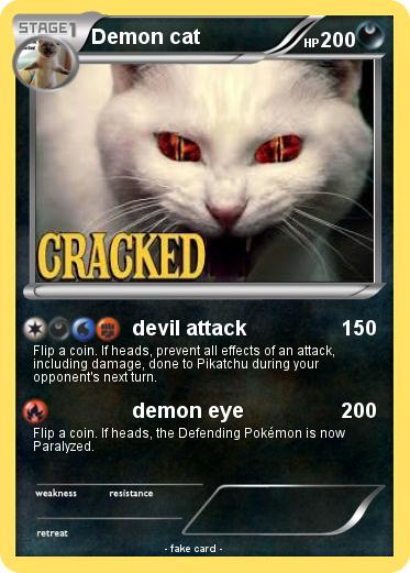 Pokemon Demon cat
