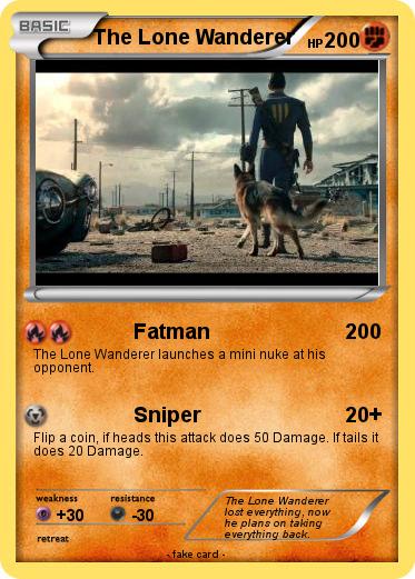 Pokemon The Lone Wanderer