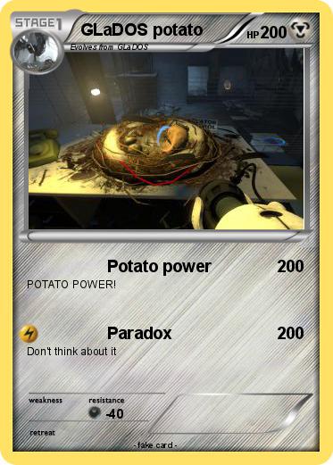 Pokemon GLaDOS potato