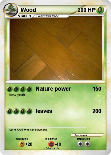 Pokemon Wood