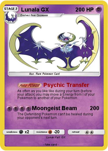 Pokemon Lunala GX