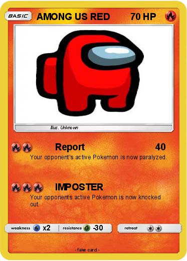 Pokemon AMONG US RED