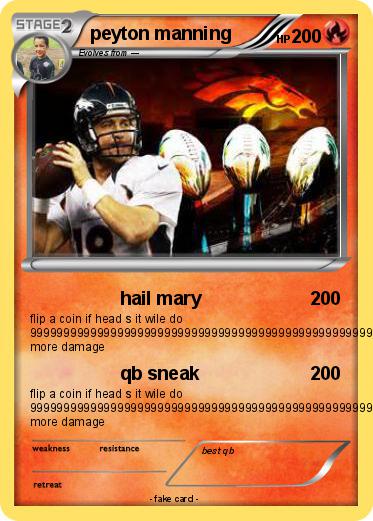 Pokemon peyton manning