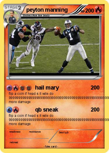 Pokemon peyton manning