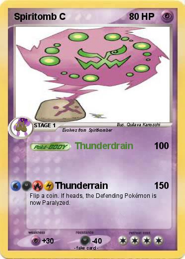 Pokemon Spiritomb C