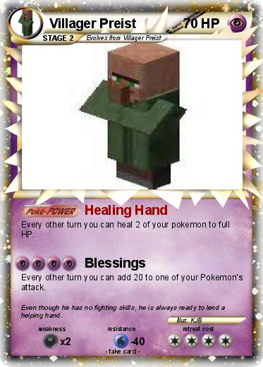Pokemon Villager Preist