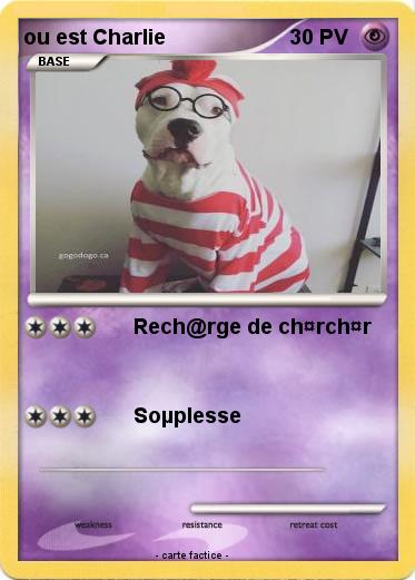 Pokemon ou est Charlie