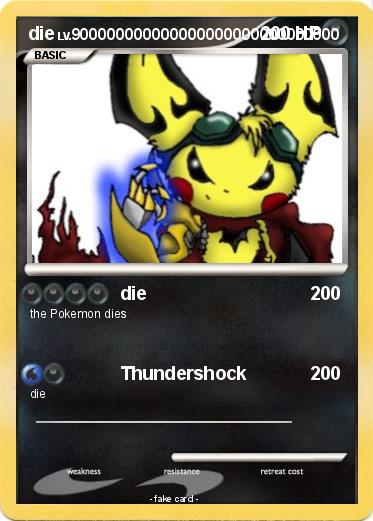 Pokemon die