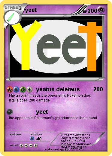 Pokemon yeet