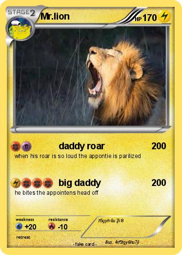 Pokemon Mr.lion