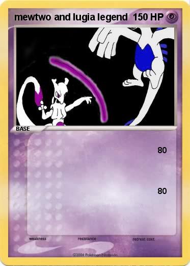 Pokemon mewtwo and lugia legend 