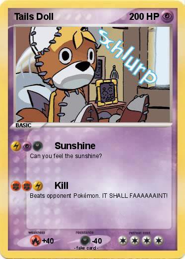Pokemon Tails Doll