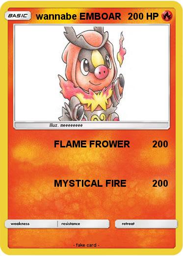 Pokemon wannabe EMBOAR