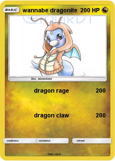 Pokemon wannabe dragonite