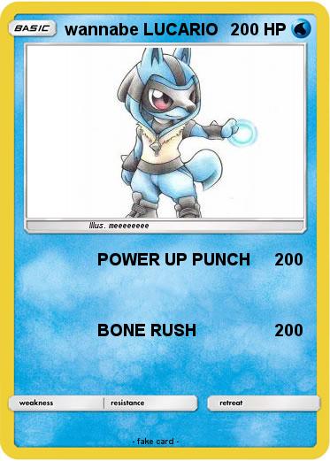 Pokemon wannabe LUCARIO
