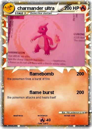 Pokemon charmander ultra