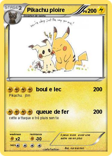 Pokemon Pikachu ploire