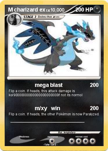 Pokemon M charizard ex